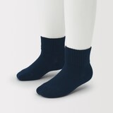 キッズ　足なり直角　成長しても履ける　ショート丈靴下（３足組）