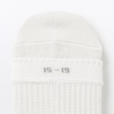 キッズ　足なり直角　成長しても履ける　リブ靴下（３足組）