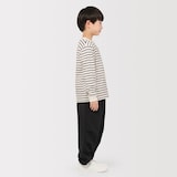 キッズ　両面起毛クルーネック長袖Ｔシャツ