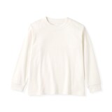キッズ　両面起毛クルーネック長袖Ｔシャツ