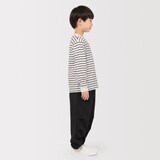 キッズ　両面起毛クルーネック長袖Ｔシャツ