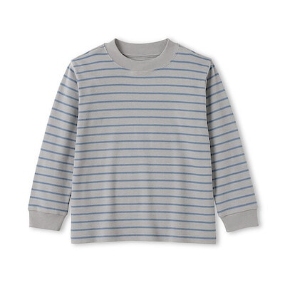キッズ　両面起毛クルーネック長袖Ｔシャツ
