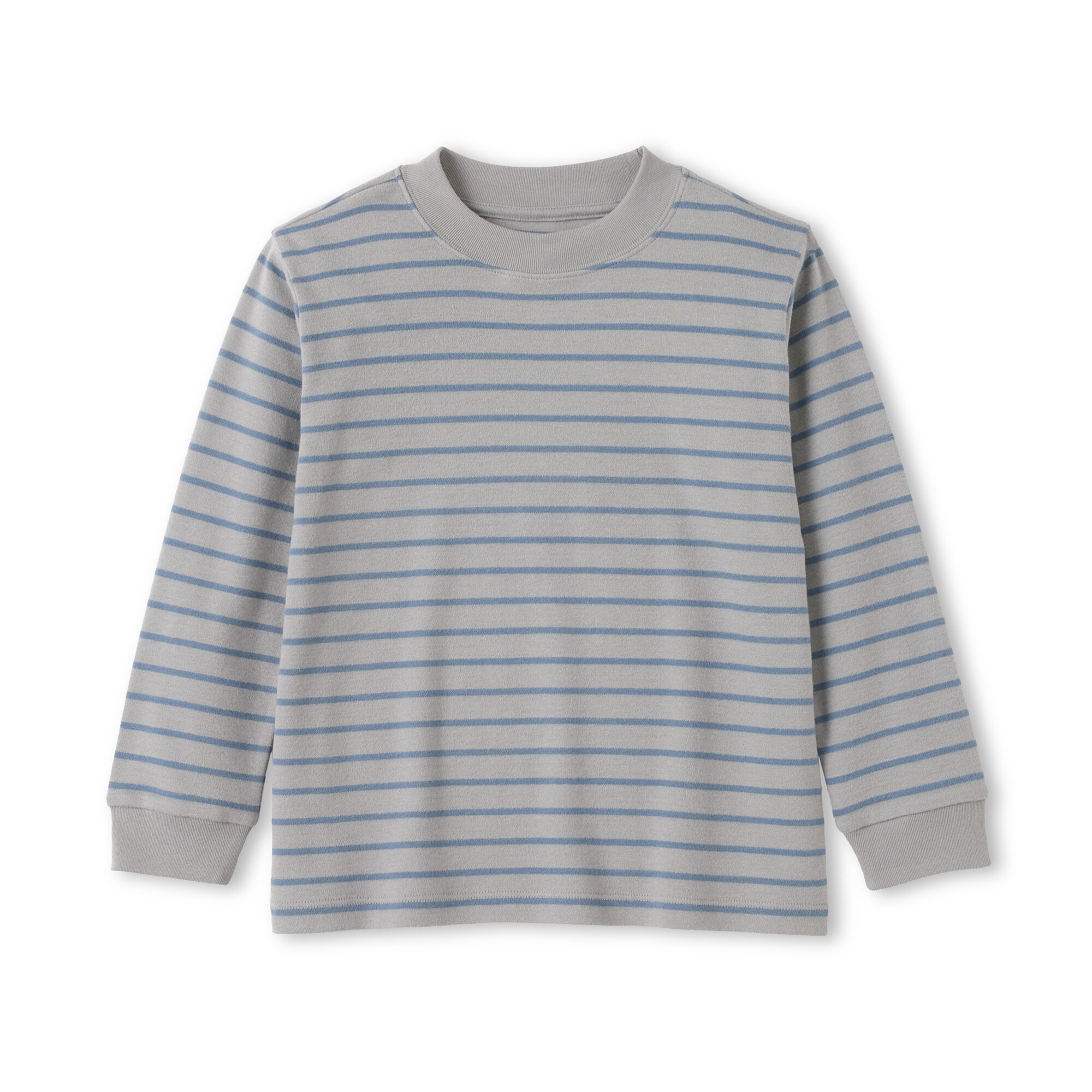キッズ　両面起毛クルーネック長袖Ｔシャツ