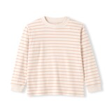 キッズ　両面起毛クルーネック長袖Ｔシャツ