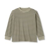 キッズ　両面起毛クルーネック長袖Ｔシャツ