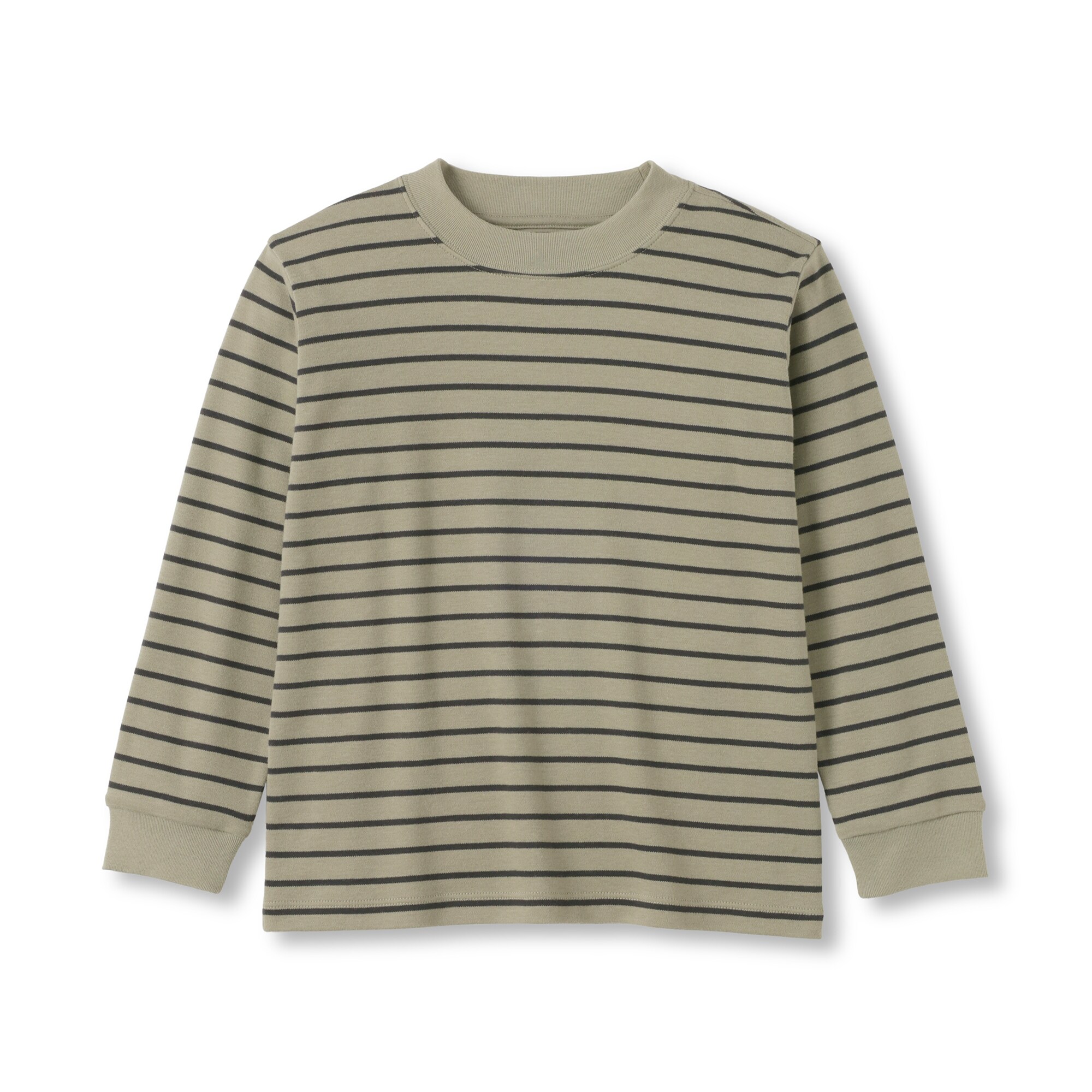 キッズ　両面起毛クルーネック長袖Ｔシャツ