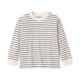 キッズ　両面起毛クルーネック長袖Ｔシャツ