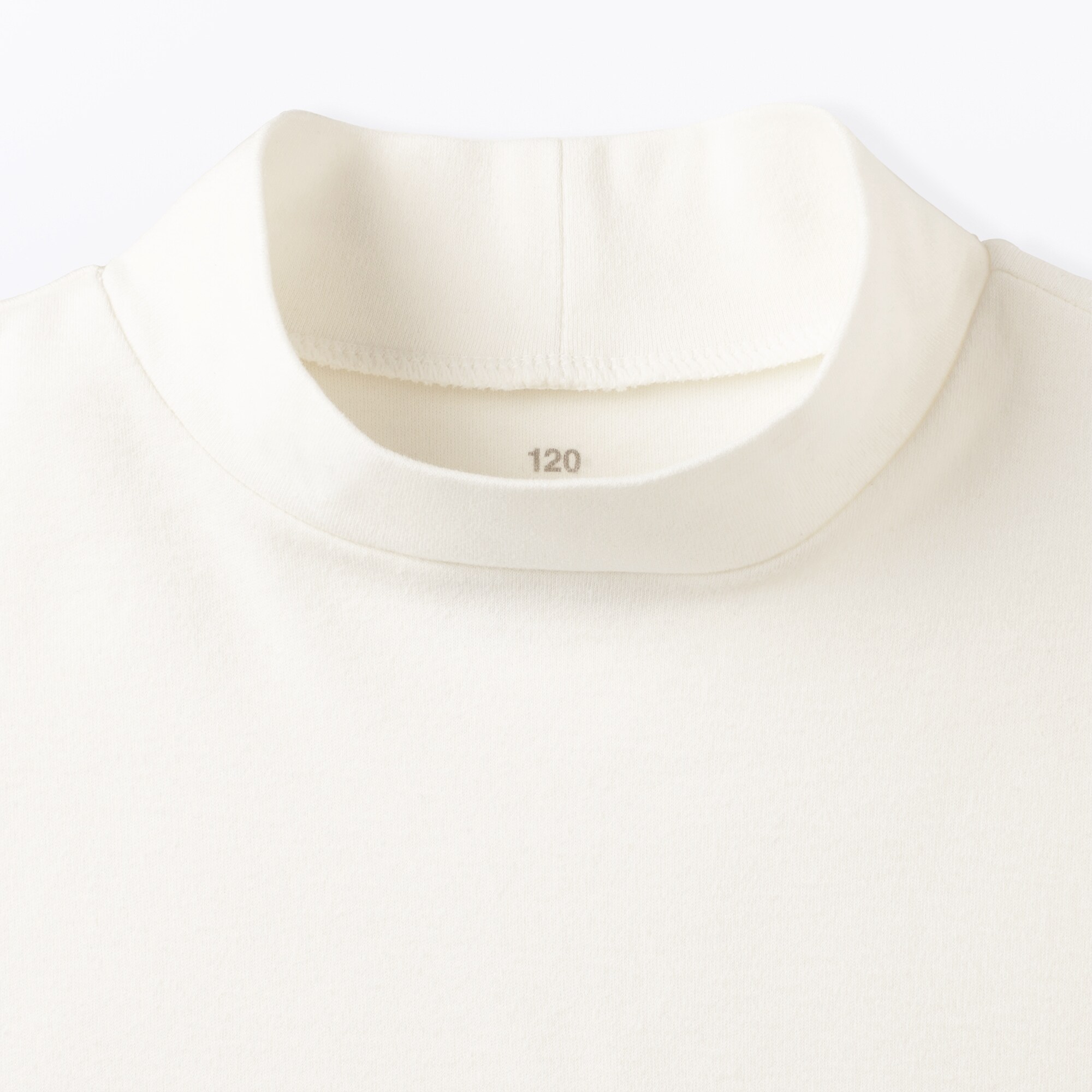 キッズ　両面起毛ハイネック長袖Ｔシャツ