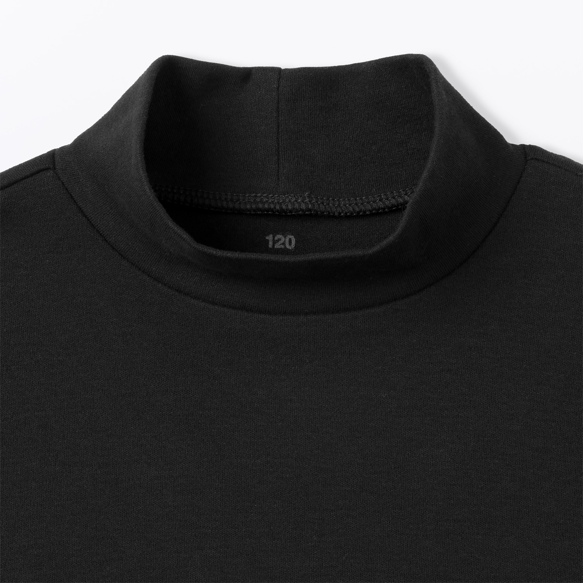 キッズ　両面起毛ハイネック長袖Ｔシャツ