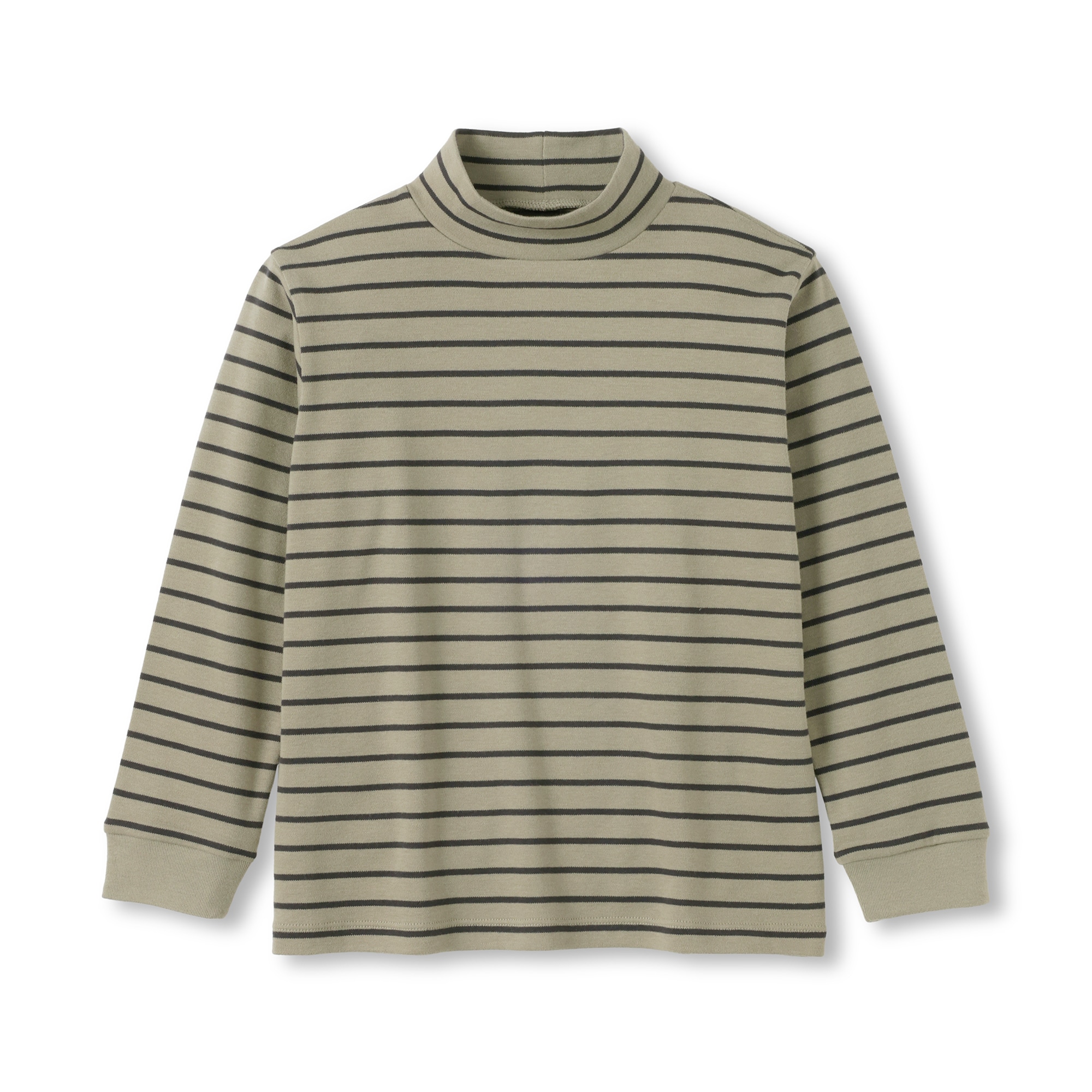 キッズ　両面起毛ハイネック長袖Ｔシャツ