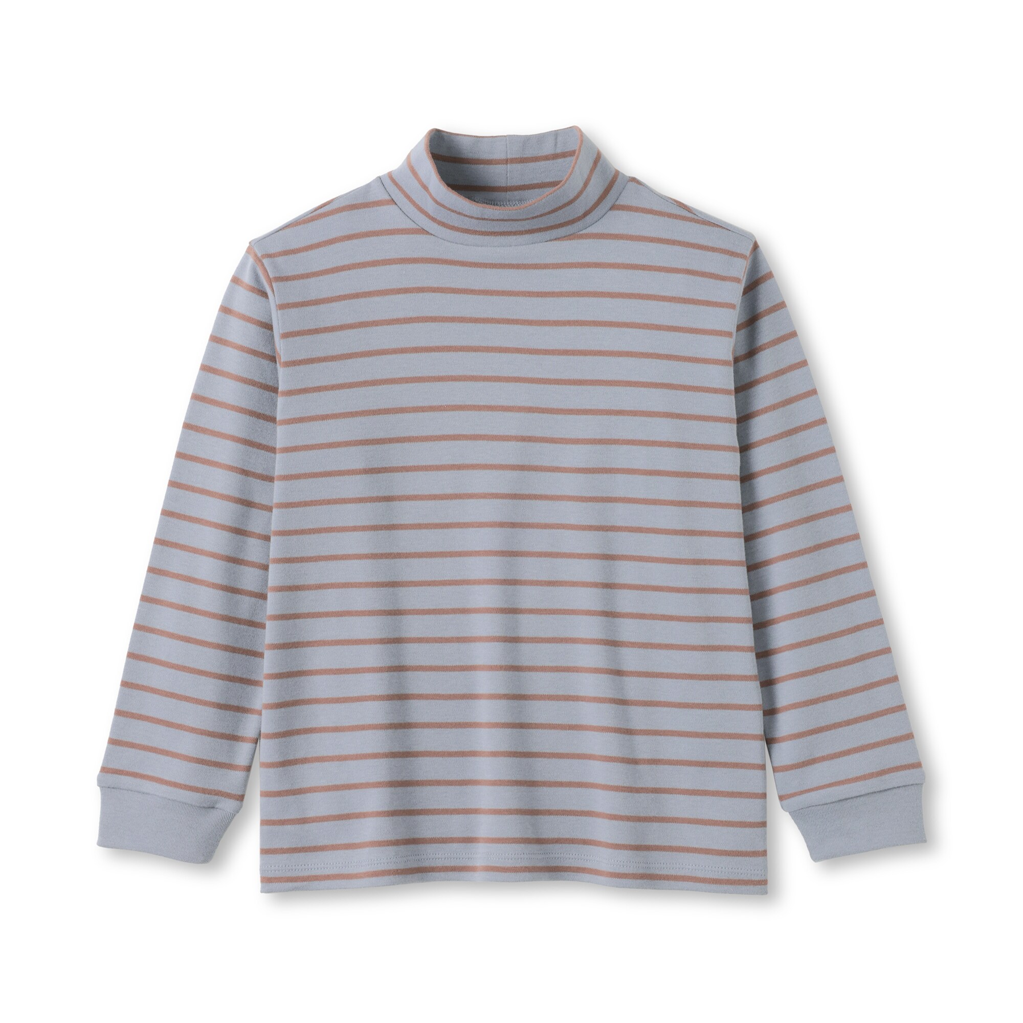 キッズ　両面起毛ハイネック長袖Ｔシャツ