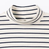キッズ　両面起毛ハイネック長袖Ｔシャツ