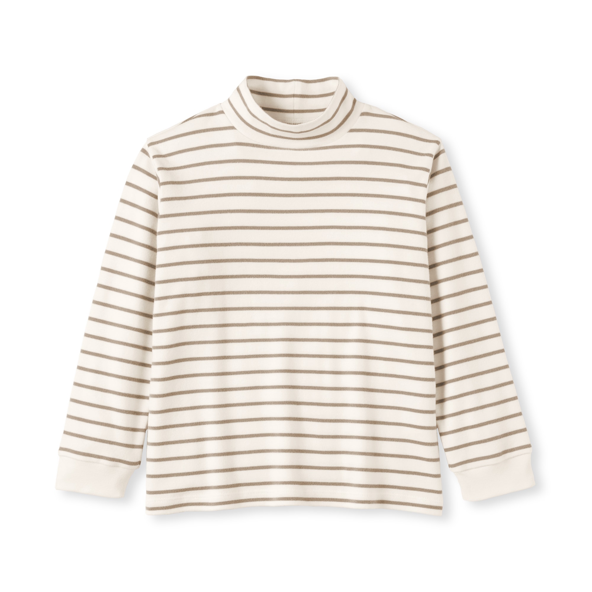 キッズ　両面起毛ハイネック長袖Ｔシャツ