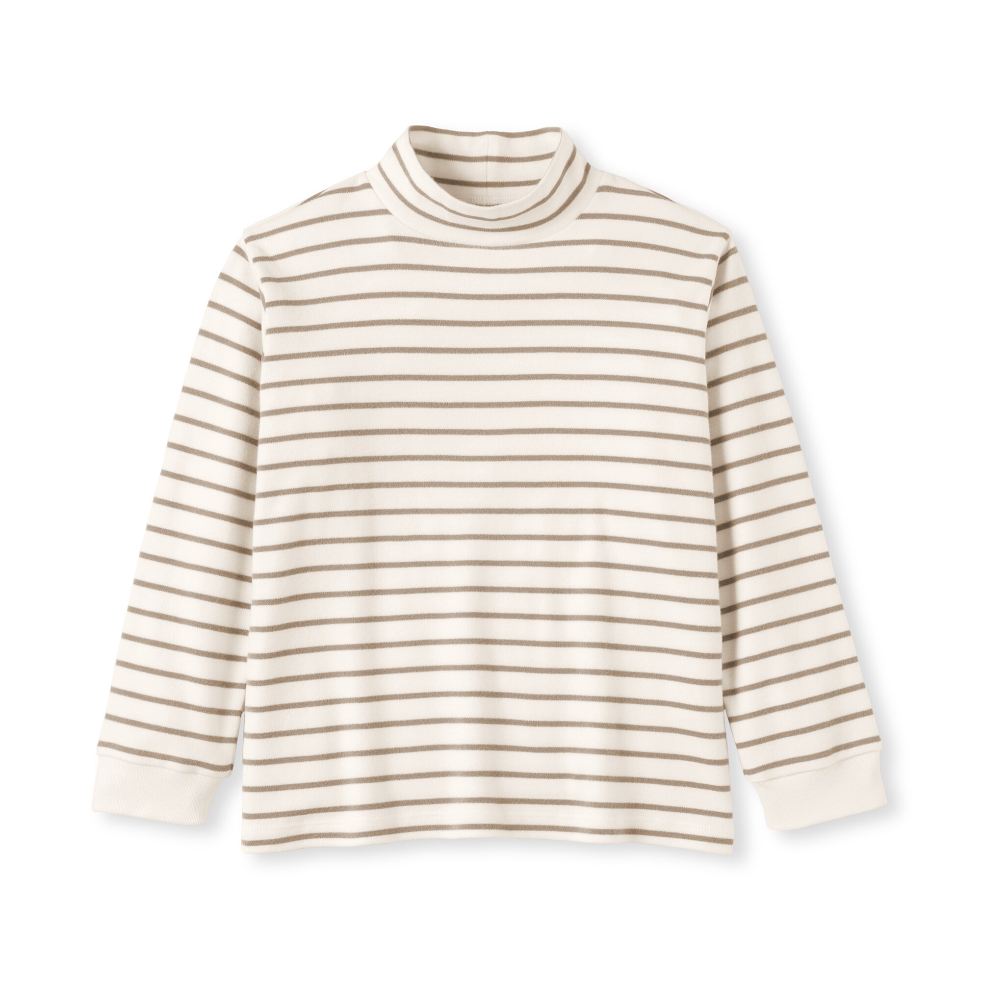 キッズ　両面起毛ハイネック長袖Ｔシャツ