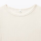 キッズ　透かし柄クルーネック半袖Ｔシャツ