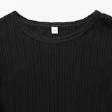 キッズ　透かし柄クルーネック半袖Ｔシャツ