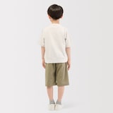 キッズ　ライトスウェットクルーネック五分袖Ｔシャツ