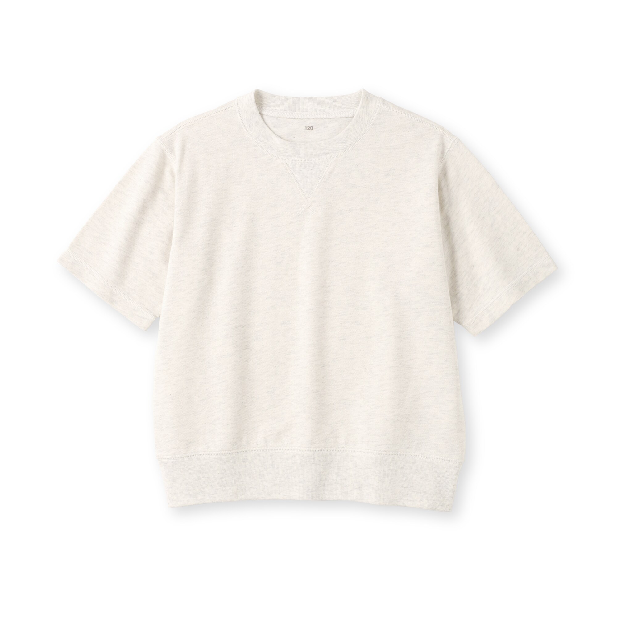 キッズ　ライトスウェットクルーネック五分袖Ｔシャツ
