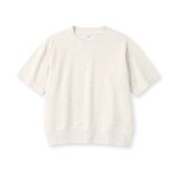 キッズ　ライトスウェットクルーネック五分袖Ｔシャツ