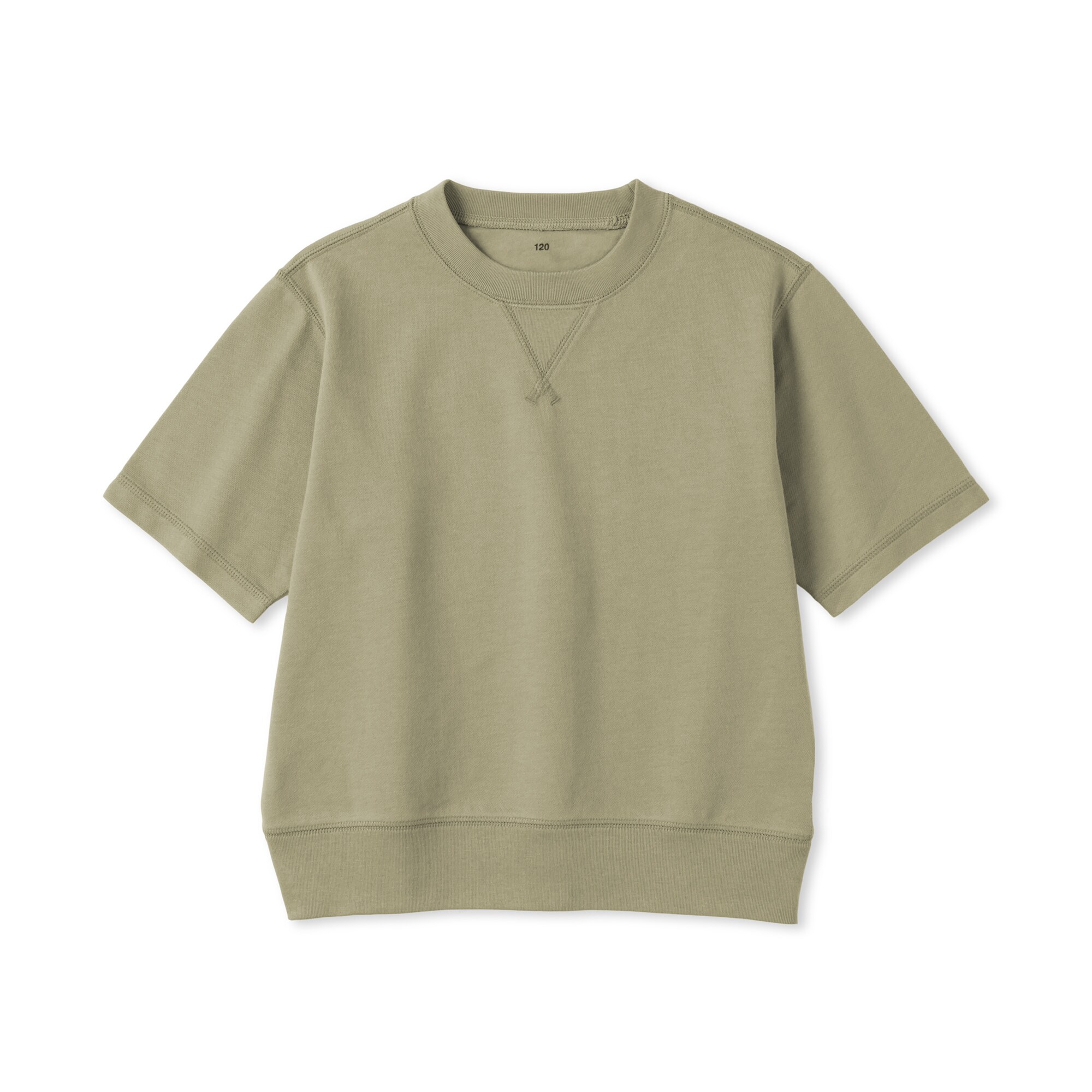 キッズ　ライトスウェットクルーネック五分袖Ｔシャツ
