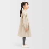 キッズ　二重ガーゼ長袖ワンピース