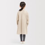 キッズ　二重ガーゼ長袖ワンピース