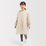 キッズ　二重ガーゼ長袖ワンピース