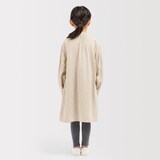 キッズ　二重ガーゼ長袖ワンピース