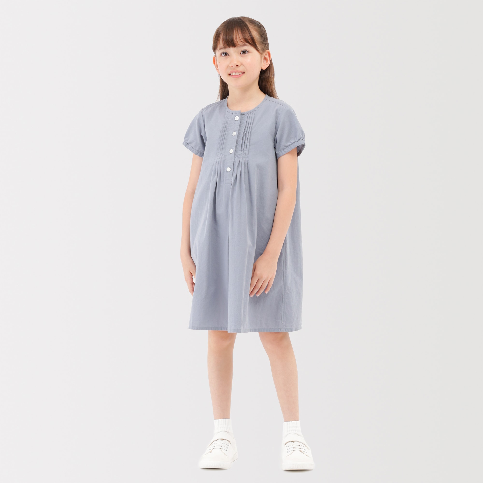 A.P.C. golf 半袖ワンピース　インナーパンツ付き　新品未使用 キッズ 涼感ブロード半袖ワンピース | 無印良品