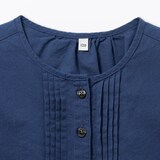 キッズ　涼感ブロード半袖ワンピース