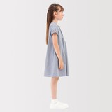 キッズ　涼感ブロード半袖ワンピース