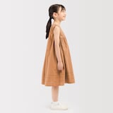 キッズ　からみ織りスリーブレスワンピース