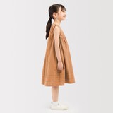 キッズ　からみ織りスリーブレスワンピース