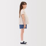 キッズ　涼感ブロード半袖ブラウス