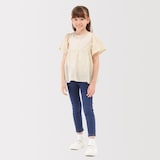 キッズ　からみ織り半袖ブラウス