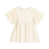 キッズ　からみ織り半袖ブラウス
