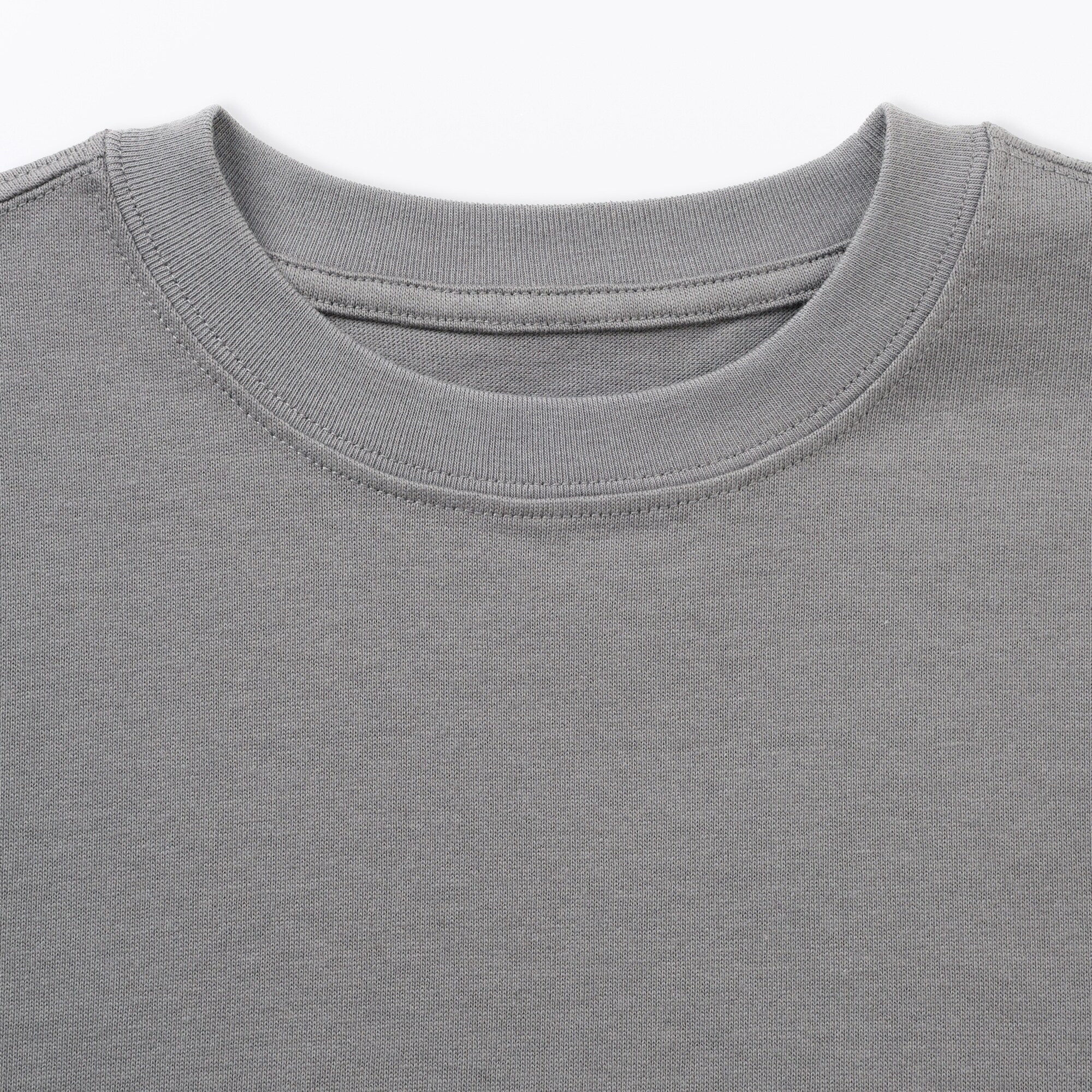 キッズ　見守りポケット付きクルーネック七分袖Ｔシャツ