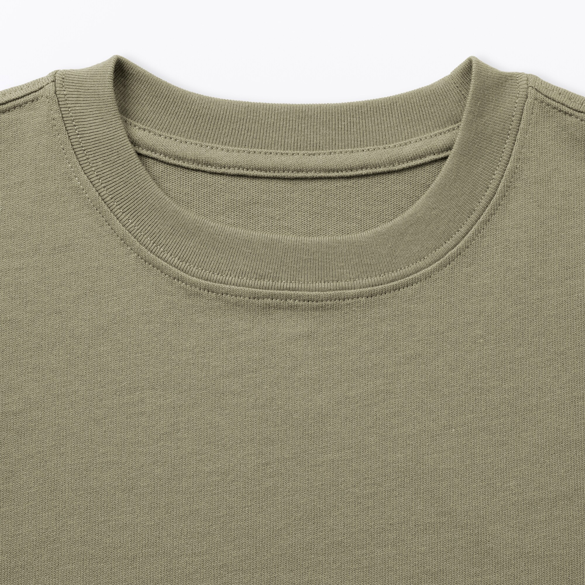 キッズ　見守りポケット付きクルーネック七分袖Ｔシャツ