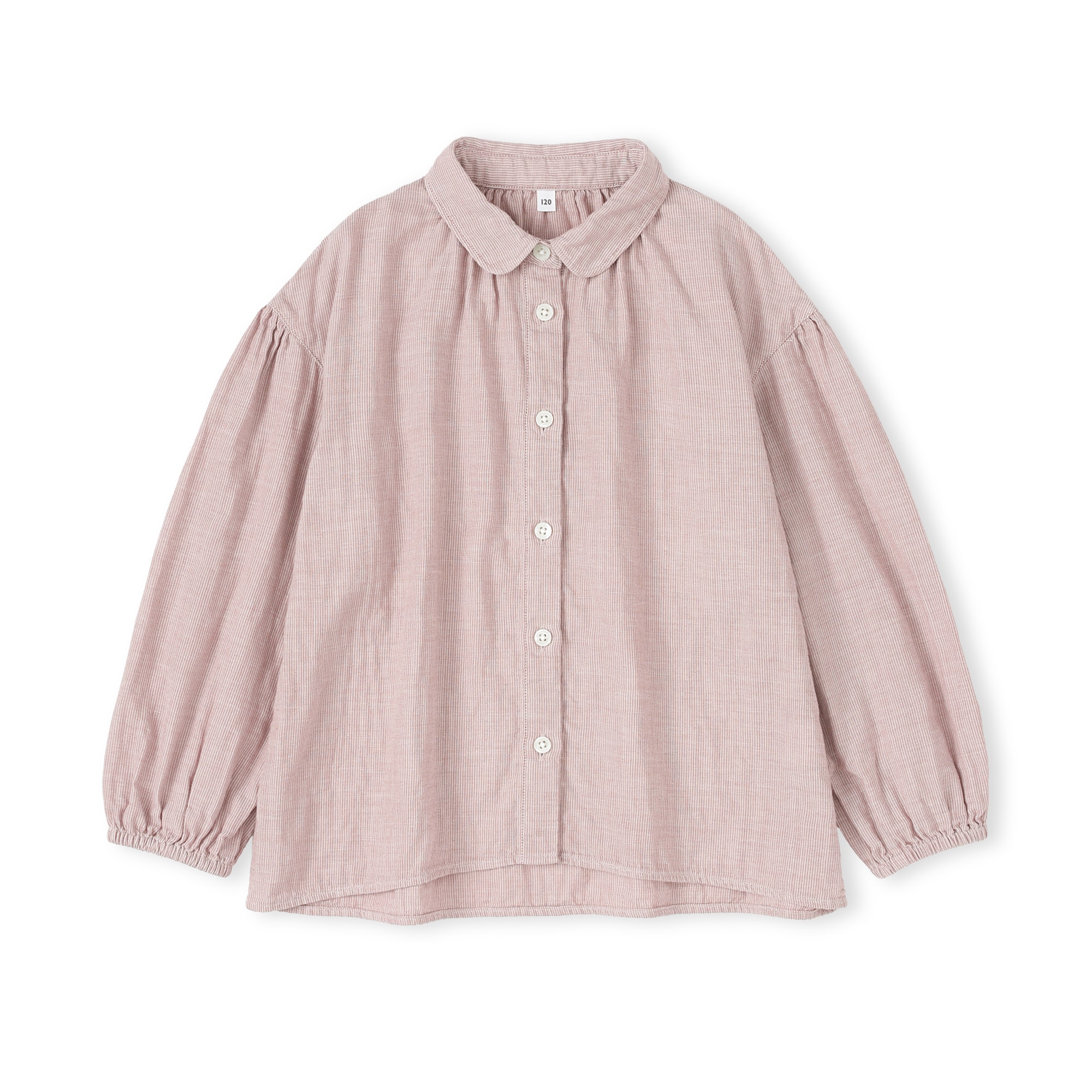 キッズ 二重ガーゼ長袖ブラウス | 無印良品