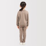 キッズ　洗えるニットクルーネックカーディガン