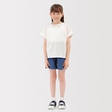 キッズ　風を通す半袖ブラウス