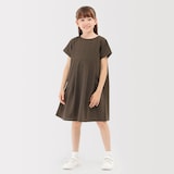 キッズ　風を通す半袖ワンピース
