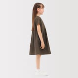 キッズ　風を通す半袖ワンピース