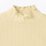 キッズ　透かし柄モックネック長袖Ｔシャツ