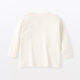 ベビー　あたまするっと両面起毛クルーネック長袖Ｔシャツ
