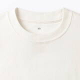 ベビー　あたまするっと両面起毛クルーネック長袖Ｔシャツ