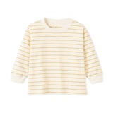 ベビー　あたまするっと両面起毛クルーネック長袖Ｔシャツ