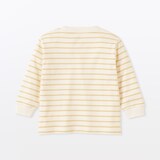 ベビー　あたまするっと両面起毛クルーネック長袖Ｔシャツ