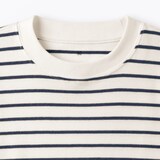 ベビー　あたまするっと両面起毛クルーネック長袖Ｔシャツ