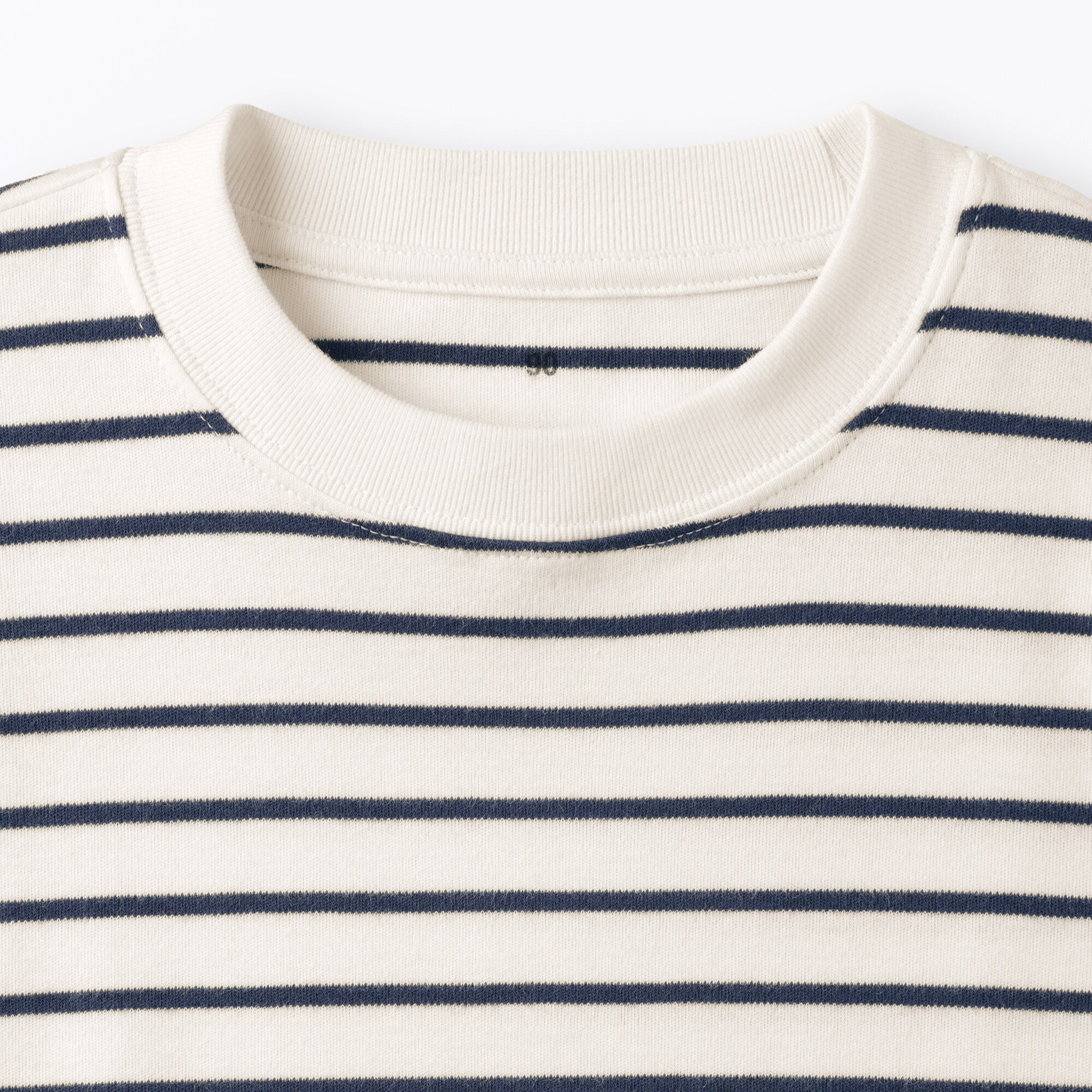 ベビー　あたまするっと両面起毛クルーネック長袖Ｔシャツ